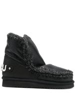 Mou bottines Eskimo 18 en cuir - Noir