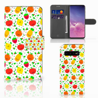 Samsung Galaxy S10 Book Cover Fruits - thumbnail