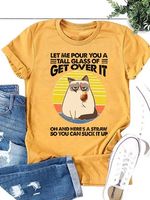 Funny Cat Graphic Tee