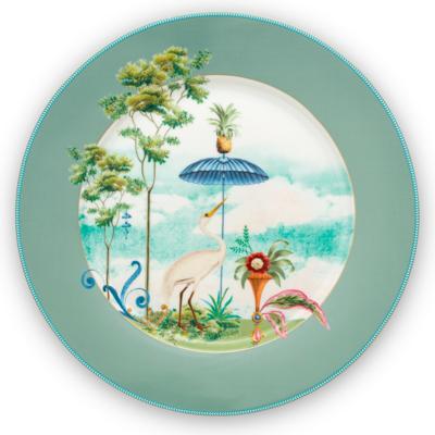Pip Studio Jolie 26.5cm bord (Kleur: blauw)