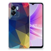 OPPO A77 | A57 5G TPU Hoesje Polygon Dark