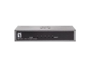 LevelOne FEU-0511 netwerk-switch Fast Ethernet (10/100) Zwart, Grijs