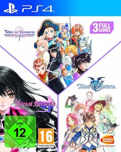 PS4 Tales of Zestiria + Tales of Berseria + Tales of Vesperia Definitive Edition