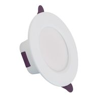 Inbouwspot rond wit 8W waterdichte IP65 LED Downlight zaagmaat 75mm - thumbnail