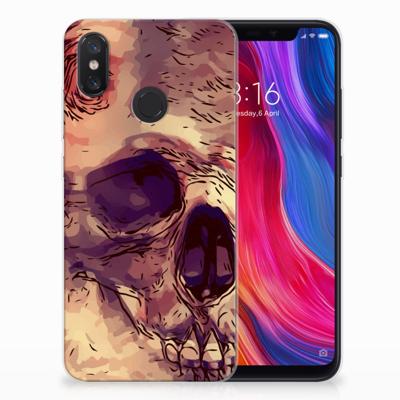 Silicone Back Case Xiaomi Mi 8 Skullhead Silicone Back Case Xiaomi Mi 8 Skullhead