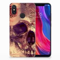 Silicone Back Case Xiaomi Mi 8 Skullhead