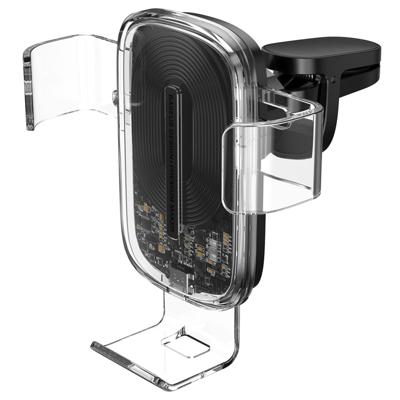 Baseus Universele Telefoonhouder Auto met Draadloos Opladen Roosterklem Luchtrooster Baseus Universele Telefoonhouder Auto met Draadloos Opladen Roosterklem Luchtrooster