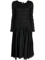 Merlette robe mi-longue Syden - Noir