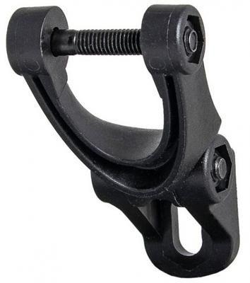 Herrmans lamphouder voorvork staal zwart Herrmans lamphouder voorvork staal zwart