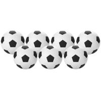 Stressbal - 7x - voetbal - 6 cm - knijpbal - verbeter de focus