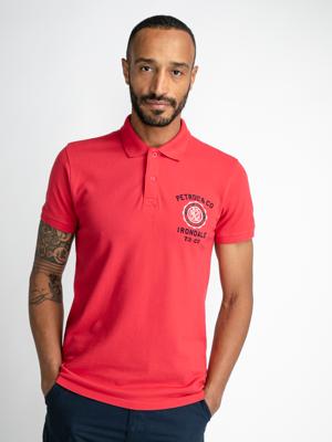 Petrol Industries Heren Klassieke polo Imperial Red - S
