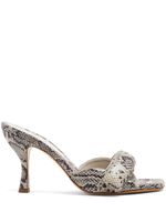 GIABORGHINI mules Alodie 100 mm en cuir - Gris - thumbnail