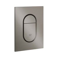 Grohe Bedieningsplaat Arena Cosmopolitan S WC DF 13x17,2 cm Hard Graphite Geborsteld