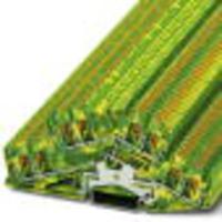 Phoenix Contact 3210611 Klem 2-etages 5.2 mm Push-Lock-veeraansluiting Groen, Geel 50 stuk(s)