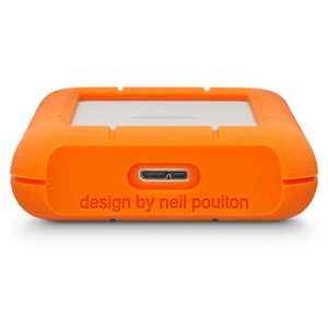 LaCie Rugged Mini externe harde schijf 2000 GB Oranje, Zilver