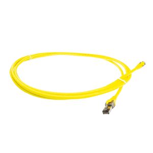 ACT Gele 5 meter SFTP CAT8 patchkabel snagless met RJ45 connectoren