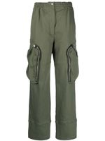 Blanca Vita pantalon droit à poches cargo - Vert