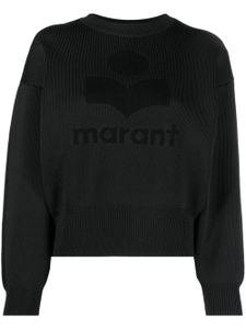 MARANT ÉTOILE pull nervuré à col rond - Noir