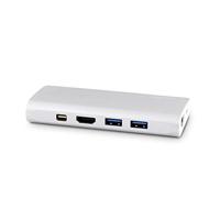 LMP USB-C Travel Dock 4K 9 poort, zilver