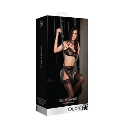 Ouch! Door Swing Comfortabele Seksschommel voor Erotische Spellen - Zwart