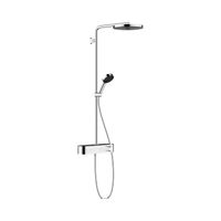 Regendouche set HansGrohe Pulsify S Showerpipe 260 1 Jet Met ShowerTablet Select 400 Chroom - thumbnail