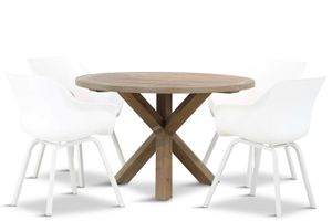 Hartman Sophie element/Sand city 120 cm dining tuinset 5-delig