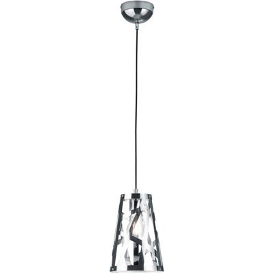 Led Hanglamp - Trion Carlan - E27 Fitting - 1-lichts - Rond - Mat Chroom - Aluminium