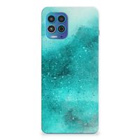 Hoesje maken Motorola Moto G100 Painting Blue