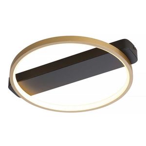 Freelight Plafondlamp Cintura Ø 35 cm zwart goud