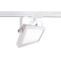 Deko Light Flood 230V-railsysteem lamp LED vast ingebouwd 30 W Energielabel: F (A - G) LED Verkeerswit (RAL 9016) - thumbnail