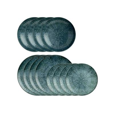 Sambonet Fusion Blue 12-delige serviesset - Blauw - Porselein