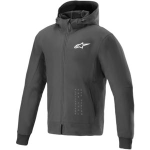 ALPINESTARS Radium Tech Hoodie, Textiel motorjas heren, Zwart-Wit