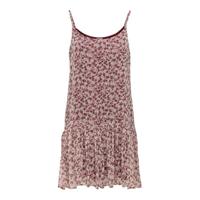 JDY gebloemde jurk JDYJENNIFER van gerecycled polyester roze