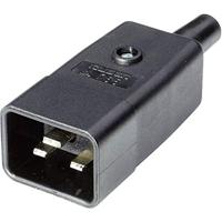 Aansluiting voor seriële koelapparaten (netwerkconnector) 765 Kaiser 765/sw/C mannelijk, recht, aantal polen: 2 + PE 16 A zwart, 1 stuk
