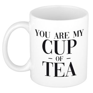 You are my cup of tea cadeau koffiemok / theebeker wit 300 ml   -