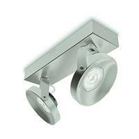 Philips Spur Opbouwspot 2-Lichts - Duurzame LED Verlichting - Warmwit Licht - Draaibaar - Rechtkoekig - Chroom