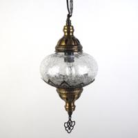 Oosterse Hanglamp Transparant Design - Diameter 15cm