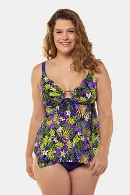 Ulla Popken Tankini, tweedelig, softcups, verstelbare bandjes - Grote Maten