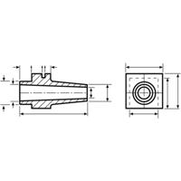 HellermannTyton H121 PVC-FR BK 500 Snoerbeschermingvormtuit Klem-Ø (max.): 8 mm PVC Zwart 1 stuk(s) - thumbnail