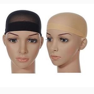 pruik caps voor vrouwen poly/katoen mix pruik caps hoge transparantie eenvoudig natuurlijk zwart #1b aardbei blond/licht blond 2/24 stuks Lightinthebox