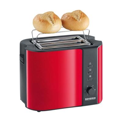 Severin AT 2217 broodrooster 2 snede(n) 800 W Zwart, Rood