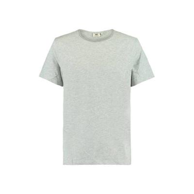America Today T-shirt Took van biologisch katoen licht grijs melange