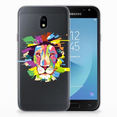 Samsung Galaxy J3 2017 Telefoonhoesje met Naam Lion Color Samsung Galaxy J3 2017 Telefoonhoesje met Naam Lion Color