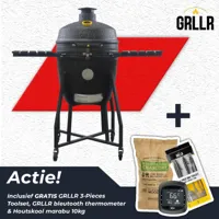 GRLLR Ember Classic 22 Charocal Black Kamado BBQ Mat Zwart