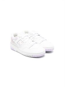 New Balance Kids baskets en cuir 550 à design bicolore - Blanc