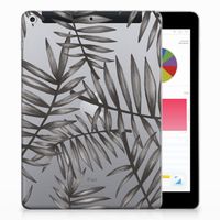 Apple iPad 9.7 2018 | 2017 Siliconen Hoesje Leaves Grey - thumbnail