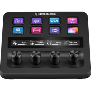 Elgato Stream Deck + BEARBEITUNG Zwart 8 knoppen