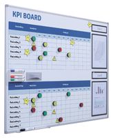 Kpi bord + starterkit visual management 90x120cm - thumbnail