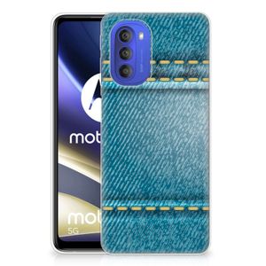 Motorola Moto G51 5G Silicone Back Cover Jeans