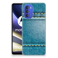 Motorola Moto G51 5G Silicone Back Cover Jeans